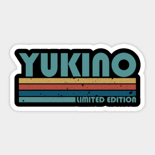 Proud Limited Edition Yukino Name Personalized Retro Styles Sticker
